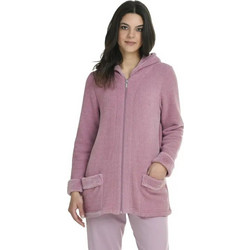 Primavera Γυναικεία Ρόμπα Χειμωνιάτικη Fleece Ροζ T224