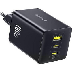 Baseus EnerFill FE22 Φορτιστής χωρίς Καλώδιο με Θύρα USB-A & 2 Θύρες USB-C 100W Quick Charge 3.0 & Power Delivery
