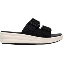 Clarks Γυναικείες Παντόφλες Καλοκαιρινές Platforms Μαύρες 26187008-4