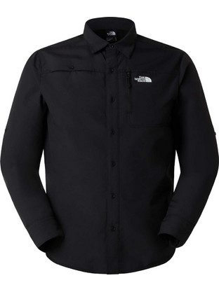 The North Face Ανδρικό Πουκάμισο Μακρυμάνικο Κανονική Γραμμή Μαύρο NF0A8FU5JK3