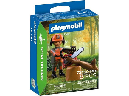 Playmobil Special Plus Ξυλοκόπος με Αλυσοπρίονο για 4+ Ετών 72150