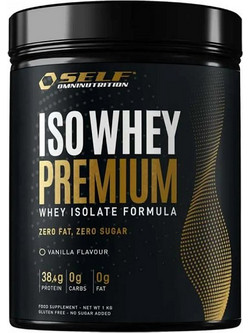 Self Omninutrition ISO Whey Premium Vanilla Πρωτεΐνη Ορού Γάλακτος Γράμμωσης Χωρίς Λακτόζη & Γλουτένη 800gr