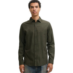 Jack & Jones Ανδρικό Πουκάμισο Βαμβακερό Μακρυμάνικο Κανονική Γραμμή Χακί 12298562