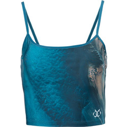 Brille Wild Ocean Γυναικείο Αθλητικό Crop Top Πετρόλ SD211114-MUL