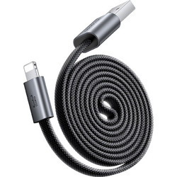 Mcdodo CA-1160 Braided Flat USB-A to Lightning Cable 1m Black