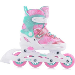 FunActiv Trilo Inline Αυξομειούμενα Rollers Παιδικά Ροζ