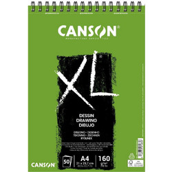 Canson XL Dessin Μπλοκ Σχεδίου A4 160gr/m² 50 Φύλλα