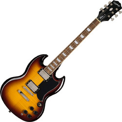 Epiphone SG Tribute Plus Ηλεκτρική Κιθάρα Double Cut με Μαγνήτες HH & Ταστιέρα Indian Laurel Vintage Sunburst