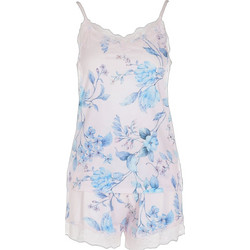 Gsecret Babydoll Καλοκαιρινό Ροζ Γαλάζιο M4120-38928