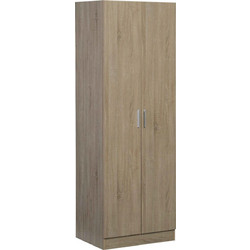 Possina Δίφυλλη Ντουλάπα Ρούχων Wilson Φυσικό Χρώμα 60x45x180cm 162777829