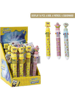 Cerda SpongeBob SquarePants Στυλό Διαρκείας Πολύχρωμο 16τμχ