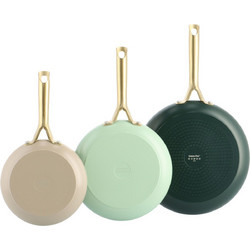 GreenPan Shades Σετ Τηγάνια Αλουμινίου με Αντικολλητική Κεραμική Επίστρωση 3τμχ CC009018-001