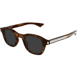 Saint Laurent SL880 003 Γυαλιά Ηλίου Τετράγωνα Κοκάλινα Ταρταρούγα με Μπλε Φακό