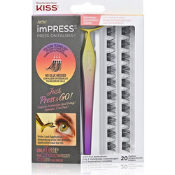 KiSS imPRESS 02 Kit Βλεφαρίδες Τουφάκια Αυτοκόλλητες 20τμχ 731509908879