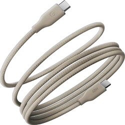 Energea Helix 60 Braided USB-C to USB-C 60W 1.5m Nude