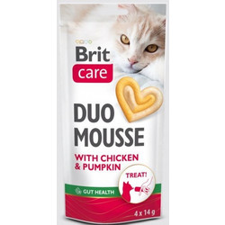 Brit Care Duo Mousse with Chicken & Pumpkin 4x14gr ]