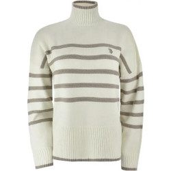U.S. Polo Assn. Γυναικεία Πλεκτή Μπλούζα Εκρού 42373017-002809-702