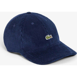 Lacoste Ανδρικό Καπέλο Jockey Κοτλέ Navy Μπλε RK3447-00
