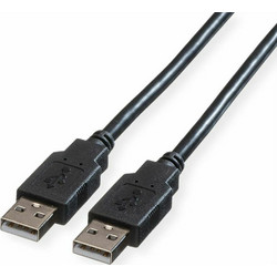 Roline 11.02.8945 Καλώδιο USB-A Male 2.0 to USB-A Male 4.5m Black