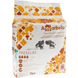 Ferribiella Premium Επιδαπέδιες Πάνες Σκύλου με Αυτοκόλλητα 60x60cm 10τμχ