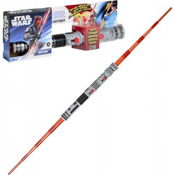 Hasbro Star Wars Darth Maul Electronic Double-bladed Lightsaber Παιδικό Φωτόσπαθο G2837