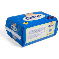 CaSoft Επιδαπέδιες Πάνες Σκύλου με Αυτοκόλλητα 90x60cm 16τμχ