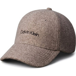 Calvin Klein Ανδρικό Καπέλο Jockey Υφασμάτινο Καφέ LV04D5131G-BAM