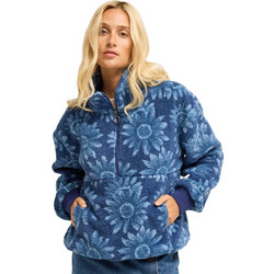 Billabong Time Off Γυναικείο Φούτερ Fleece με Τσέπες Navy Μπλε EBJPF00124-BPZ0