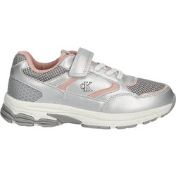 Calvin Klein Παιδικά Sneakers Ασημί Σομόν V1A9-83393-0579-A690