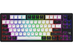 Hator Skyfall 80 MAG Ultima Ασύρματο Μηχανικό Gaming Πληκτρολόγιο TenKeyLess με Hator Aurum Ice Magnetic Διακόπτες RGB Black White