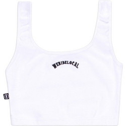 We Ride Local Γυναικείο Καλοκαιρινό Crop Top Λευκό FRCTTWSS26