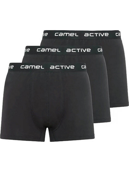 Camel Active Ανδρικά Μποξεράκια Σετ 3Pack Μαύρα CA262NOS-6309