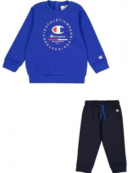 Champion Βρεφικό Σετ Φόρμας για Αγόρι Χειμωνιάτικο Royal Blue Navy Μπλε 306847-BS008