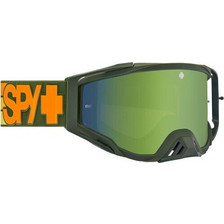 SPY Smoke Μάσκα Σκι & Snowboard Παιδική Μαύρη με Φακό Καθρέπτη Πράσινο
