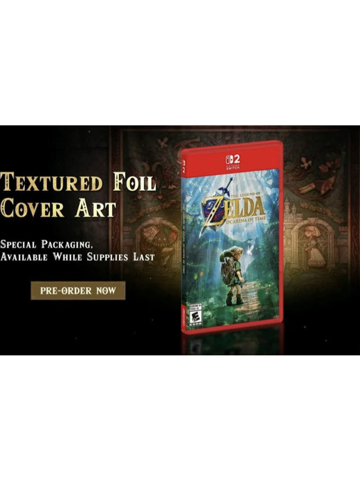 The Legend of Zelda: Ocarina Of Time Day One Special Foil Limited Edition Nintendo Switch 2