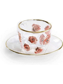 Seletti Roses Φλιτζάνι Γυάλινο Πολύχρωμο 15971