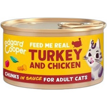 Edgard & Cooper Adult Chunks with Turkey & Chicken in Gravy 85gr