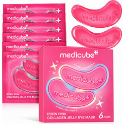 Medicube PDRN Pink Collagen Jelly Eye Patches για Αντιγήρανση & Ενυδάτωση με Κολλαγόνο 12τμχ