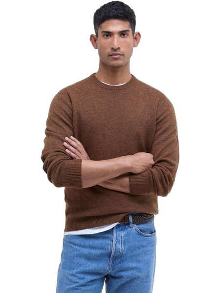 Barbour Ανδρικό Πουλόβερ Καφέ MKN0584