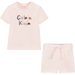 Calvin Klein Βρεφικό Σετ Καλοκαιρινό Ροζ LVCKSJI11B-TEV