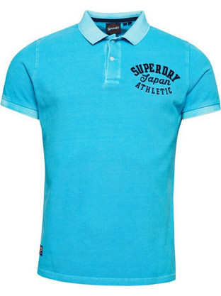 Superdry Vintage Superstate Ανδρική Αθλητική Μπλούζα Polo Μπλε M1110349A-BVT