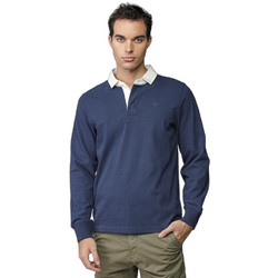 Devergo Ανδρική Μπλούζα Polo Μακρυμάνικη Navy Μπλε 4010