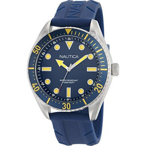 Nautica NCT Windward Ανδρικό Ρολόι με Μπλε Καουτσούκ Λουράκι NAPWWF601 Nautica NCT Windward Ανδρικό Ρολόι με Μπλε Καουτσούκ Λουράκι NAPWWF601