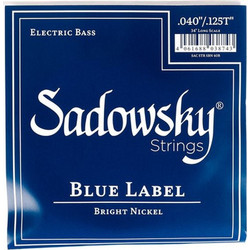 Sadowsky Blue Label Σετ 5 Χορδές Ηλεκτρικού Μπάσου Pure Nickel 40-125"