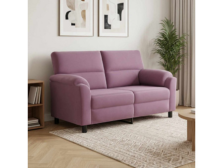 vidaXL Διθέσιος Καναπές Βελούδινος Μωβ 174x85x93cm 42040848