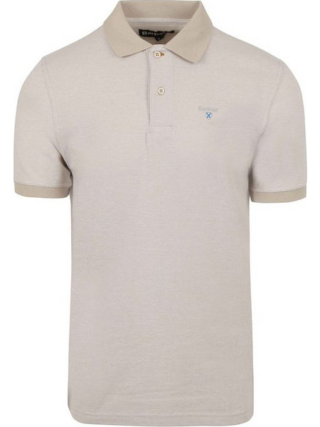 Barbour Ανδρική Μπλούζα Polo Κοντομάνικη Μπεζ MML0628