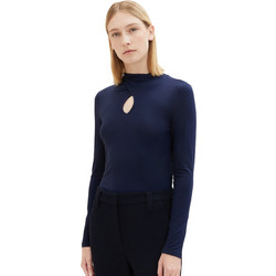 Tom Tailor Γυναικείο Χειμερινό Top Navy Μπλε 1037980-10668