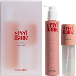 Seventeen Red Flame Body Silk 175ml + Perfume Mist 100ml