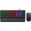 Rampage Fortuna Σετ Gaming Πληκτρολόγιο RGB Black