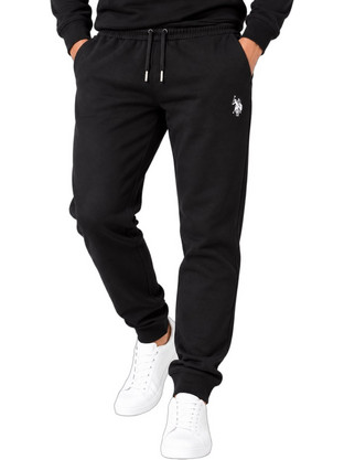 U.S. Polo Assn. Ανδρικό Παντελόνι Φόρμας με Λάστιχο Μαύρο US44104009